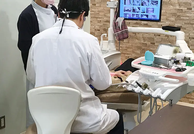 器具を外す準備